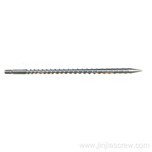 Bimetallic screw for injection moulding machine